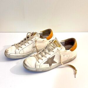Golden Goose Superstar Sneakers in White